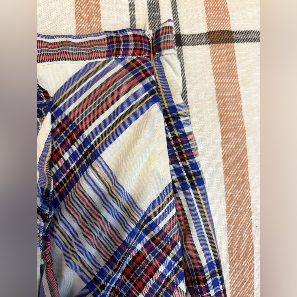 Free Assembly Woman's Plaid Wrap Side Zip Ruffle Midi Skirt size 20 NWT - Picture 5 of 5